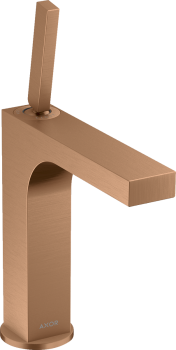 - AXOR Citterio Jednouchwytowa bateria umywalkowa 160 z uchwytem Pin i niezamykanym kompletem odpływowym brąz szczotkowany 39032140 - 39032140 U - Łazienki Szydłowski