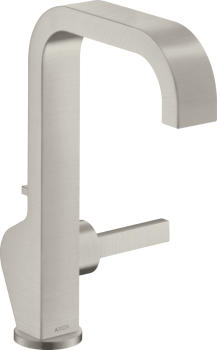  - AXOR Citterio Jednouchwytowa bateria umywalkowa 190 z uchwytem Pin i kompletem odpływowym z cięgłem 39034800 - 39034800 - Łazienki Szydłowski