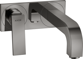- AXOR Citterio Jednouchwytowa bateria umywalkowa z wylewką 220 mm i płytką, ścienna, podtynkowa 39119330 - 39119330 - Łazienki Szydłowski