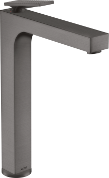  - AXOR Citterio Jednouchwytowa bateria umywalkowa 280 do umywalek nablatowych z niezamykanym kompletem odpływowym, czarny chrom szczotkowany 39151340 - 39151340 - Łazienki Szydłowski