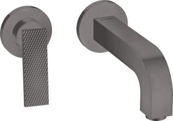 - AXOR Citterio Jednouchwytowa bateria umywalkowa z wylewką 220 mm i rozetami, ścienna, podtynkowa, cięcie rombowe 39181340 - 39181340 - Łazienki Szydłowski