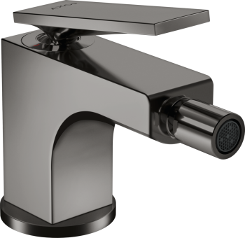 - AXOR Citterio bateria bidetowa z kompletem odpływowym z cięgłem czarny chrom polerowany  39214330 - 39214330 - Łazienki Szydłowski