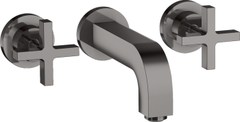 - AXOR Citterio 3-otworowa bateria umywalkowa z uchwytami krzyżowymi, rozetami i wylewką 162 mm, ścienna, podtynkowa 39313330 - 39313330 - Łazienki Szydłowski