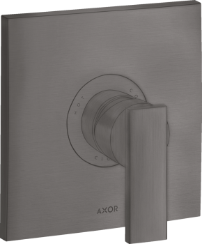  - AXOR Citterio Jednouchwytowa bateria prysznicowa, podtynkowa czarny chrom szczotkowany 39655340 - 39655340 - Łazienki Szydłowski