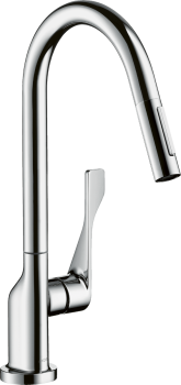  - AXOR Citterio Jednouchwytowa bateria kuchenna 250 EcoSmart z wyciąganą wylewką chrom 39832000 - 39832000 - Łazienki Szydłowski