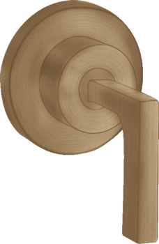 - AXOR Citterio Zawór odcinający z uchwytem jednoramiennym, podtynkowy brąz szczotkowany 39960140 - 39960140 U - Łazienki Szydłowski