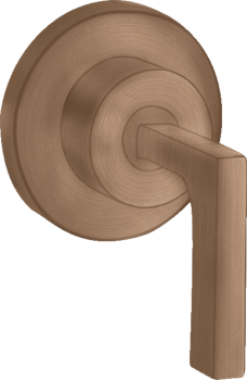  - AXOR Citterio Zawór odcinający z uchwytem jednoramiennym, czerwone złoto szczotkowane 39960310 - 39960310 - Łazienki Szydłowski