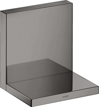  - AXOR ShowerSolutions Półka 12 x 12cm czarny chrom polerowany 40872330 - 40872330 - Łazienki Szydłowski