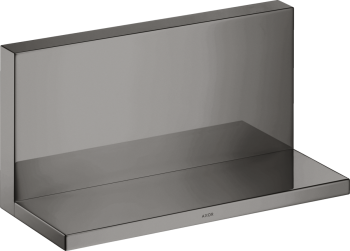  - AXOR ShowerSolutions Półka 24 x 12cm czarny chrom polerowany 40873330 - 40873330 - Łazienki Szydłowski