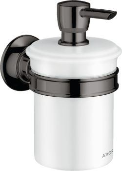  - AXOR Montreux Dozownik mydła w płynie czarny chrom polerowany 42019330 - 42019330 - Łazienki Szydłowski