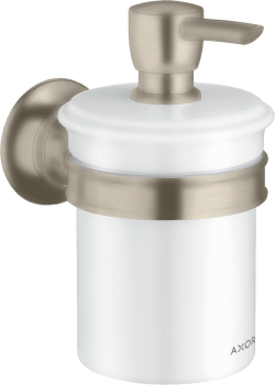 - AXOR Montreux Dozownik mydła w płynie nikiel szczotkowany 42019820 - 42019820 - Łazienki Szydłowski