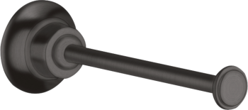 - AXOR Montreux Uchwyt na papier toaletowy czarny chrom szczotkowany 42028340 - 42028340 - Łazienki Szydłowski