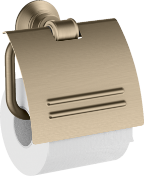 - AXOR Montreux Uchwyt na papier toaletowy z osłoną nikiel szczotkowany 42036820 - 42036820 - Łazienki Szydłowski