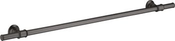  - AXOR Montreux Wieszak na ręcznik kąpielowy 80 cm czarny chrom szczotkowany 42080340 - 42080340 - Łazienki Szydłowski