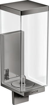 - AXOR Universal Rectangular Dozownik mydła w płynie czarny chrom polerowany 42610330 - 42610330 - Łazienki Szydłowski