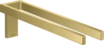  - AXOR Universal Rectangular Wieszak na ręczniki, 2-ramienny mosiądz szczotkowany 42622950 - 42622950 - Łazienki Szydłowski