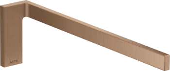 - AXOR Universal Rectangular Wieszak na ręcznik, 1-ramienny czerwone złoto szczotkowane 42626310 - 42626310 - Łazienki Szydłowski