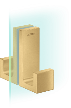 - AXOR Universal Rectangular Uchwyt drzwi prysznicowych złoty optyczny szczotkowany 42639250 - 42639250 - Łazienki Szydłowski