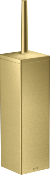  - AXOR Universal Rectangular Szczotka do WC z pojemnikiem, ścienna mosiądz szczotkowany 42655950 - 42655950 - Łazienki Szydłowski
