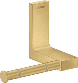 - AXOR Universal Rectangular Uchwyt na papier toaletowy złoty optyczny szczotkowany 42656250 - 42656250 - Łazienki Szydłowski