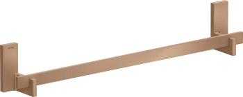 - AXOR Universal Rectangular Wieszak na ręcznik kąpielowy 60 cm czerwone złoto szczotkowane 42661310 - 42661310 - Łazienki Szydłowski