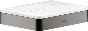  - AXOR Universal Softsquare Mydelniczka / półka czarny chrom polerowany 42803330 - 42803330 - Łazienki Szydłowski