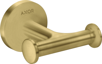 - AXOR Universal Circular Haczyk na ręcznik, podwójny mosiądz szczotkowany 42812950 - 42812950 - Łazienki Szydłowski