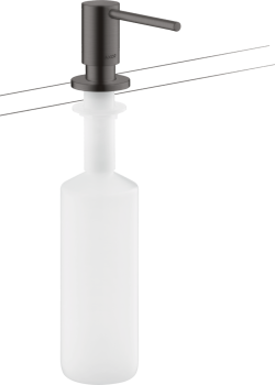  - AXOR Uno Dozownik płynu do naczyń / mydła w płynie czarny chrom szczotkowany 42818340 - 42818340 - Łazienki Szydłowski