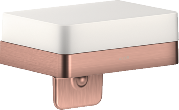  - AXOR Universal Softsquare Dozownik mydła w płynie z półką czerwone złoto szczotkowane 42819310 - 42819310 - Łazienki Szydłowski