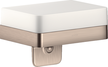  - AXOR Universal Softsquare Dozownik mydła w płynie z półką nikiel szczotkowany 42819820 - 42819820 - Łazienki Szydłowski