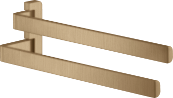 - AXOR Universal Softsquare Wieszak na ręczniki, 2-ramienny brąz szczotkowany 42821140 - 42821140 - Łazienki Szydłowski