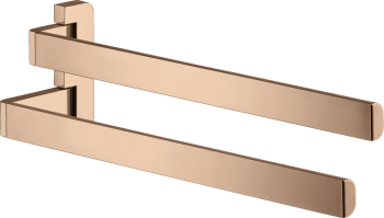 - AXOR Universal Softsquare Wieszak na ręczniki, 2-ramienny czerwony złoty polerowany 42821300 - 42821300 - Łazienki Szydłowski