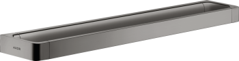  - AXOR Universal Softsquare Wieszak na ręcznik kąpielowy 60 cm czarny chrom polerowany 42832330 - 42832330 - Łazienki Szydłowski