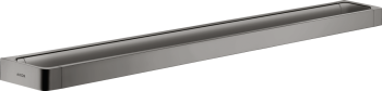 - AXOR Universal Softsquare Wieszak na ręcznik kąpielowy 80 cm czarny chrom polerowany 42833330 - 42833330 - Łazienki Szydłowski