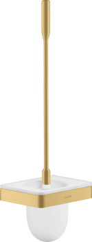 - AXOR Universal Softsquare Szczotka do WC z pojemnikiem, ścienna złoty optyczny szczotkowany 42835250 - 42835250 - Łazienki Szydłowski