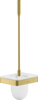 - AXOR Universal Softsquare Szczotka do WC z pojemnikiem, ścienna mosiądz szczotkowany 42835950 - 42835950 - Łazienki Szydłowski