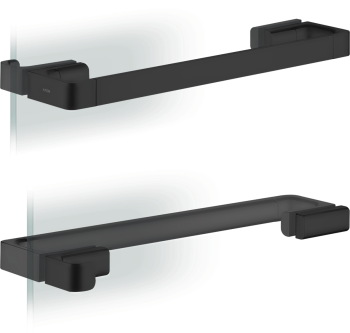 - AXOR Universal Softsquare Uchwyt drzwi prysznicowych 44,4 cm czarny mat 42837670 - 42837670 - Łazienki Szydłowski