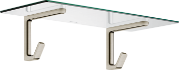  - AXOR Universal Softsquare Półka na ręczniki kąpielowe z haczykami nikiel szczotkowany 42842820 - 42842820 U - Łazienki Szydłowski