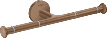  - AXOR Universal Circular Uchwyt na papier toaletowy, podwójny czerwone złoto szczotkowane 42857310 - 42857310 - Łazienki Szydłowski