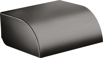  - AXOR Universal Circular Uchwyt na papier toaletowy z osłoną Czarny Chrom Polerowany 42858330 - 42858330 - Łazienki Szydłowski