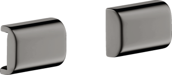  - AXOR Universal Softsquare Zaślepki czarny chrom polerowany 42871330 - 42871330 - Łazienki Szydłowski