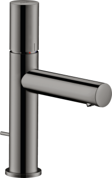  - AXOR Uno bateria umywalkowa 110 z uchwytem Zero i kompletem odpływowym z cięgłem czarny chrom polerowany 45001330 - 45001330 - Łazienki Szydłowski