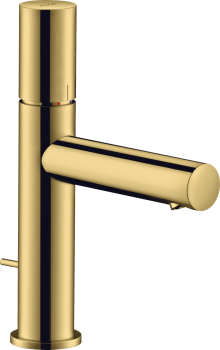 - AXOR Uno Jednouchwytowa bateria umywalkowa 110 z uchwytem Zero i kompletem odpływowym z cięgłem złoty optyczny polerowany 45001990 - 45001990 - Łazienki Szydłowski