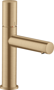 - AXOR Uno Jednouchwytowa bateria umywalkowa 110 z uchwytem Zero i niezamykanym kompletem odpływowym brąz szczotkowany 45002140 - 45002140 - Łazienki Szydłowski