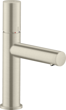  - AXOR Uno Jednouchwytowa bateria umywalkowa 110 z uchwytem Zero i niezamykanym kompletem odpływowym nikiel szczotkowany 45002820 - 45002820 - Łazienki Szydłowski