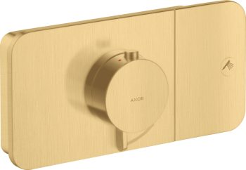 - AXOR One Moduł termostatyczny do 1 odbiornika, podtynkowa złoty optyczny szczotkowany 45711250 - 45711250 U - Łazienki Szydłowski