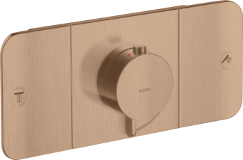  - AXOR One Moduł termostatyczny do 2 odbiorników, podtynkowy Czerwone Złoto Szczotkowane 45712310 - 45712310 - Łazienki Szydłowski