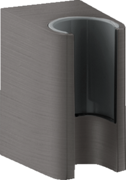  - AXOR One Uchwyt prysznicowy czarny chrom szczotkowany 45721340 - 45721340 - Łazienki Szydłowski