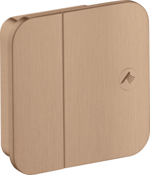  - AXOR One Zawór odcinający, podtynkowy czerwone złoto szczotkowane 45771310 - 45771310 - Łazienki Szydłowski