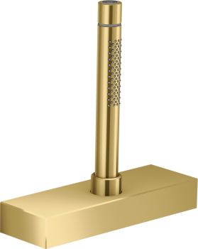  - AXOR Edge Zestaw słuchawki prysznicowej do montażu na brzegu wanny, sBox złoty optyczny polerowany 46470990 - 46470990 - Łazienki Szydłowski